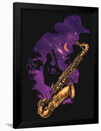 Midnight Jazz-null-Framed Poster