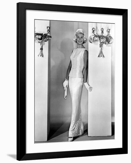 Midnight Lace, Doris Day, 1960, Evening Gown Designed by Irene-null-Framed Photo