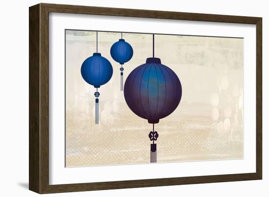 Midnight Lanterns I-Sloane Addison ?-Framed Art Print