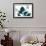 Midnight Leaves 1-Kimberly Allen-Framed Art Print displayed on a wall