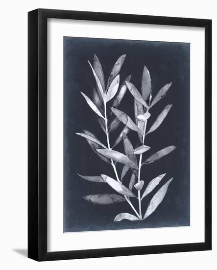 Midnight Leaves II-null-Framed Art Print