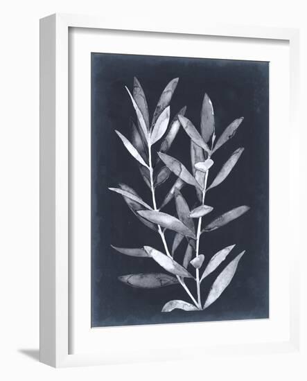 Midnight Leaves II-null-Framed Art Print