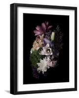 Midnight Magnolia-Julie Greenwood-Framed Art Print