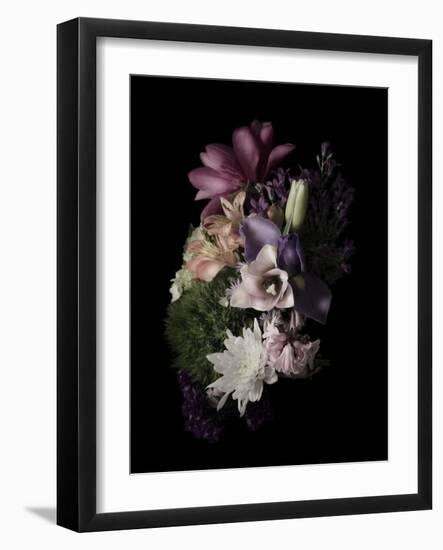 Midnight Magnolia-Julie Greenwood-Framed Art Print