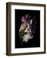 Midnight Magnolia-Julie Greenwood-Framed Art Print