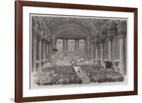 Midnight Mass at St Mary'S, Moorfields, on Christmas Eve-John Williamson-Framed Giclee Print