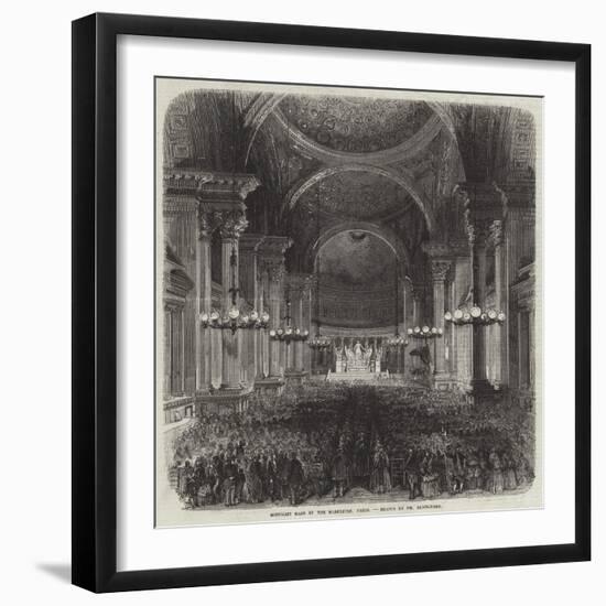 Midnight Mass at the Madeleine, Paris-Pharamond Blanchard-Framed Giclee Print