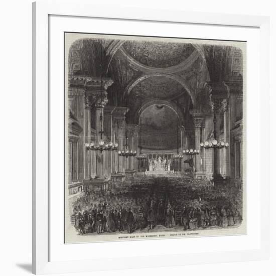 Midnight Mass at the Madeleine, Paris-Pharamond Blanchard-Framed Giclee Print