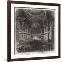 Midnight Mass at the Madeleine, Paris-Pharamond Blanchard-Framed Giclee Print