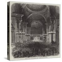 Midnight Mass at the Madeleine, Paris-Pharamond Blanchard-Stretched Canvas