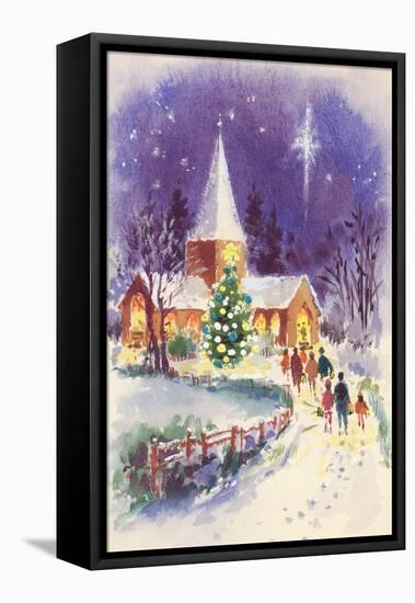 Midnight Mass-Stanley Cooke-Framed Stretched Canvas