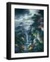 Midnight Mist Canyon-James Lee-Framed Art Print