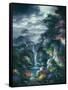 Midnight Mist Canyon-James Lee-Framed Stretched Canvas