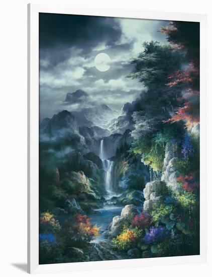 Midnight Mist Canyon-James Lee-Framed Art Print