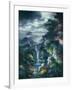 Midnight Mist Canyon-James Lee-Framed Art Print