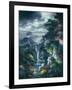 Midnight Mist Canyon-James Lee-Framed Art Print