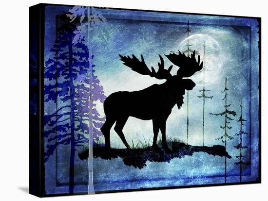 Midnight Moose-LightBoxJournal-Stretched Canvas