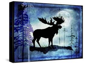 Midnight Moose-LightBoxJournal-Stretched Canvas