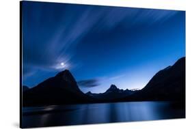 Midnight Over Glacier National Park-Steve Gadomski-Stretched Canvas