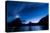 Midnight Over Glacier National Park-Steve Gadomski-Stretched Canvas