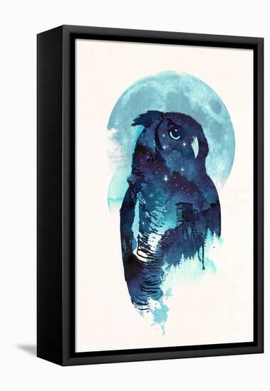 Midnight Owl-Robert Farkas-Framed Stretched Canvas