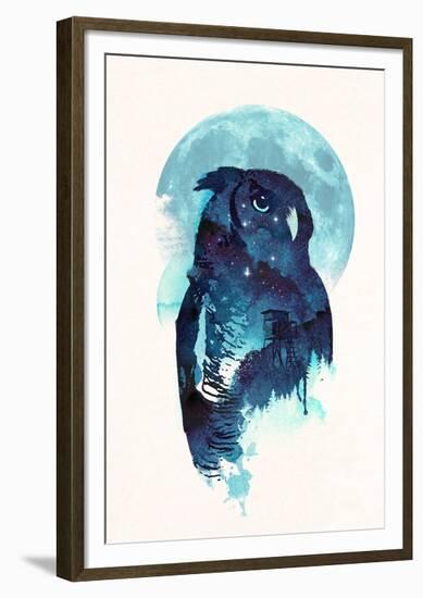 Midnight Owl-Robert Farkas-Framed Art Print