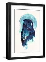 Midnight Owl-Robert Farkas-Framed Art Print