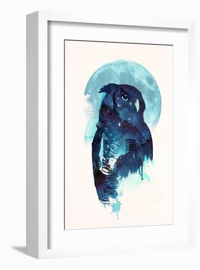 Midnight Owl-Robert Farkas-Framed Art Print