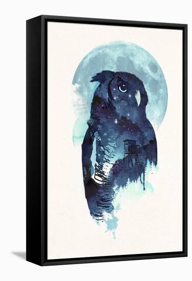 Midnight Owl-Robert Farkas-Framed Stretched Canvas