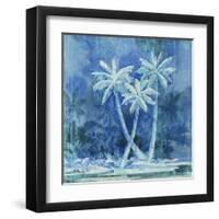 Midnight Palm II-Paul Brent-Framed Art Print