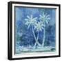 Midnight Palm II-Paul Brent-Framed Premium Giclee Print