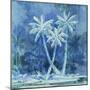 Midnight Palm II-Paul Brent-Mounted Premium Giclee Print