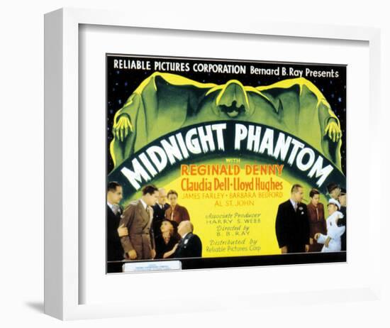 Midnight Phantom - 1935-null-Framed Giclee Print