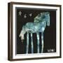 Midnight Pony-Wyanne-Framed Giclee Print