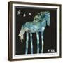 Midnight Pony-Wyanne-Framed Giclee Print