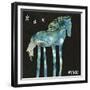 Midnight Pony-Wyanne-Framed Giclee Print