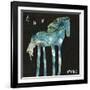 Midnight Pony-Wyanne-Framed Giclee Print