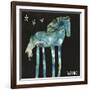 Midnight Pony-Wyanne-Framed Giclee Print