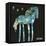 Midnight Pony-Wyanne-Framed Stretched Canvas