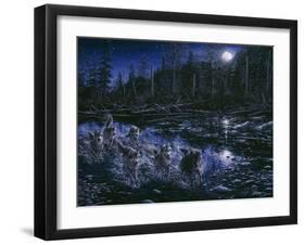 Midnight Pursuit-Jeff Tift-Framed Giclee Print