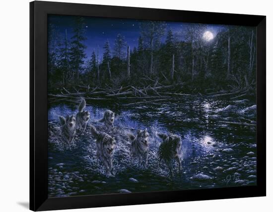 Midnight Pursuit-Jeff Tift-Framed Giclee Print