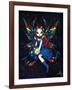 Midnight Rainbow Fairy-Jasmine Becket-Griffith-Framed Art Print