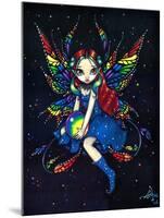 Midnight Rainbow Fairy-Jasmine Becket-Griffith-Mounted Art Print