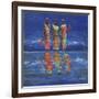 Midnight River 1-Michel Rauscher-Framed Art Print