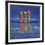 Midnight River 1-Michel Rauscher-Framed Art Print