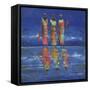 Midnight River 1-Michel Rauscher-Framed Stretched Canvas