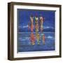 Midnight River 1-Michel Rauscher-Framed Art Print