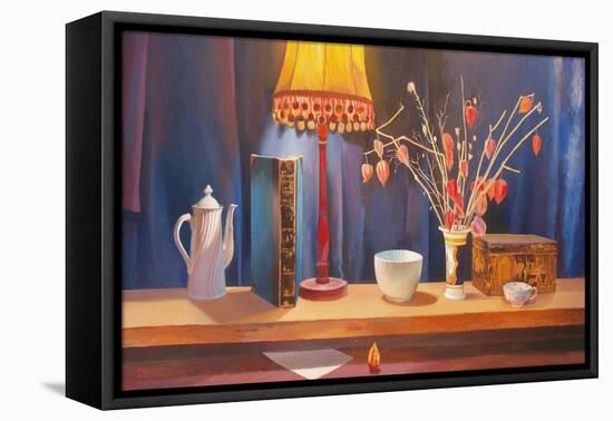 Midnight, Still Life, 1980-Terry Scales-Framed Stretched Canvas