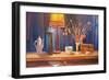 Midnight, Still Life, 1980-Terry Scales-Framed Giclee Print