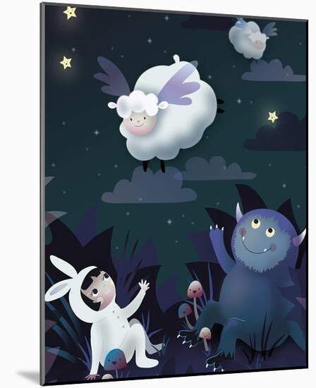 Midnight Stories - Count-Clara Wells-Mounted Giclee Print